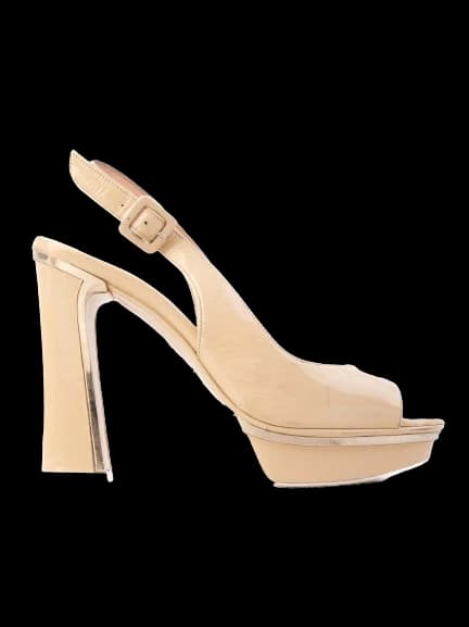 Baldinini White Leather Sandals