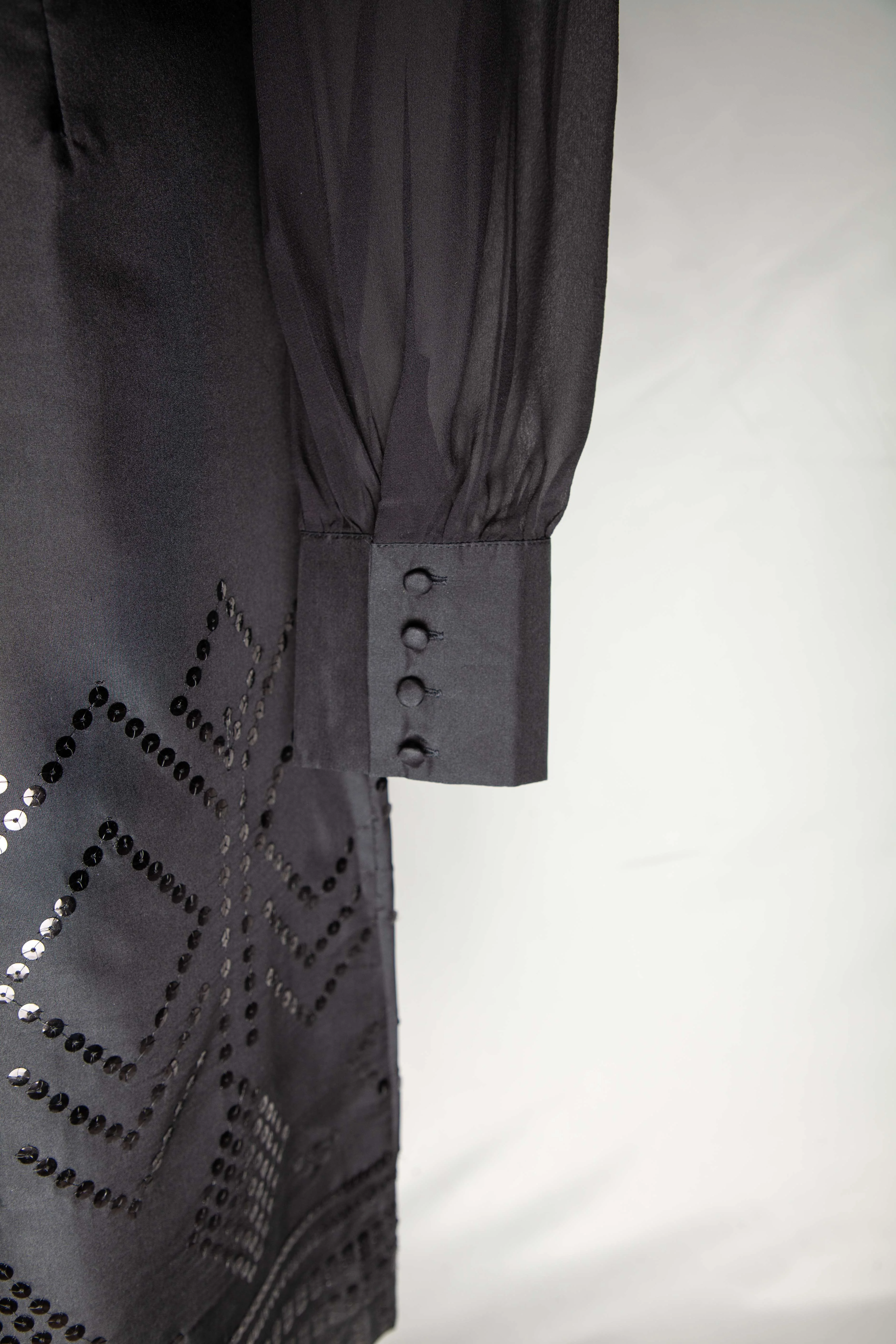 Monsoon Black Silk Dress — 3