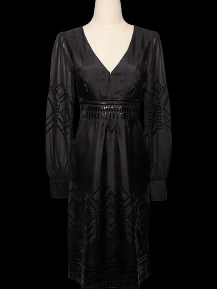 Monsoon Black Silk Dress — photo 1