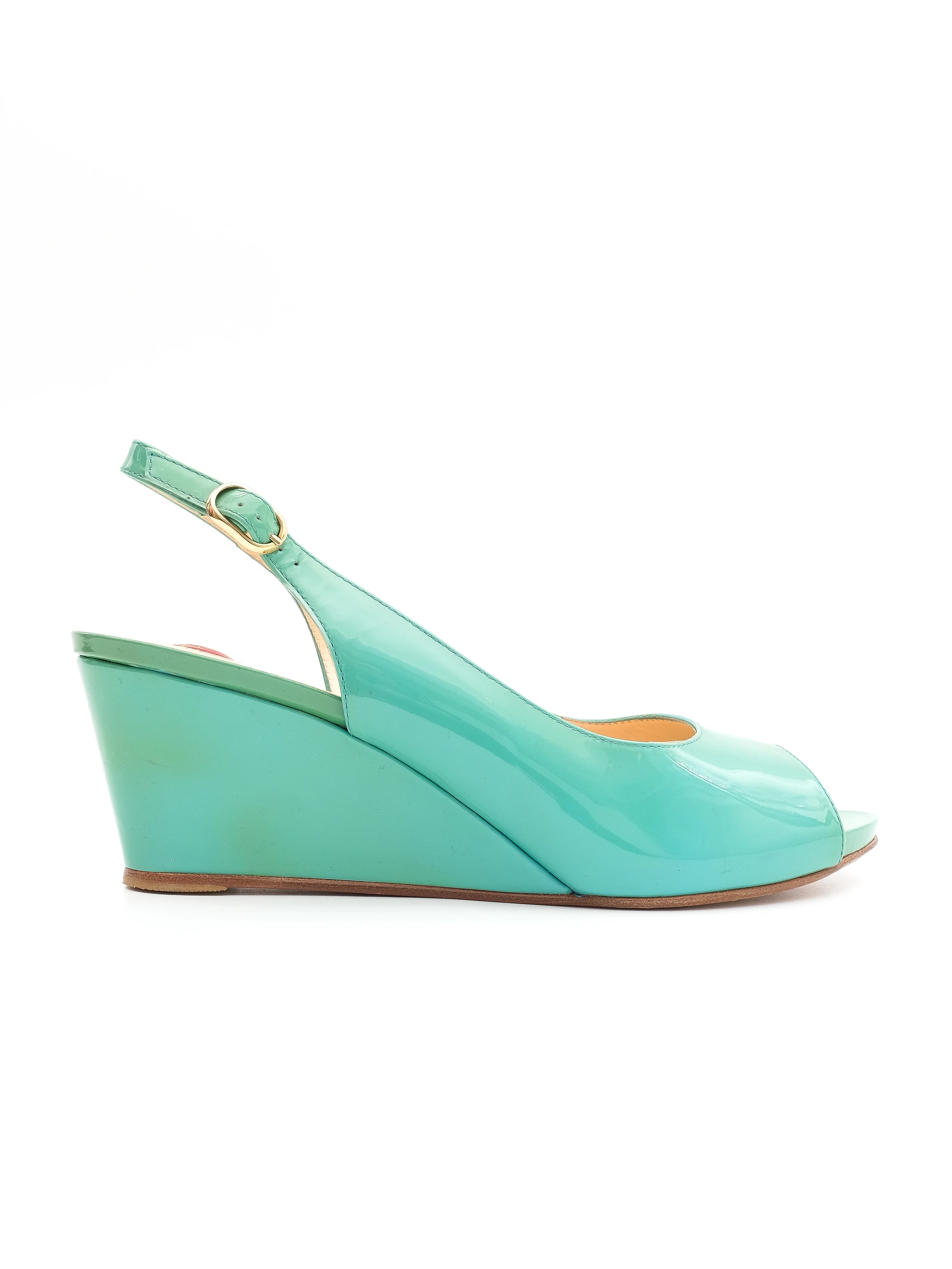 Ballin Blue Leather Mules — 3