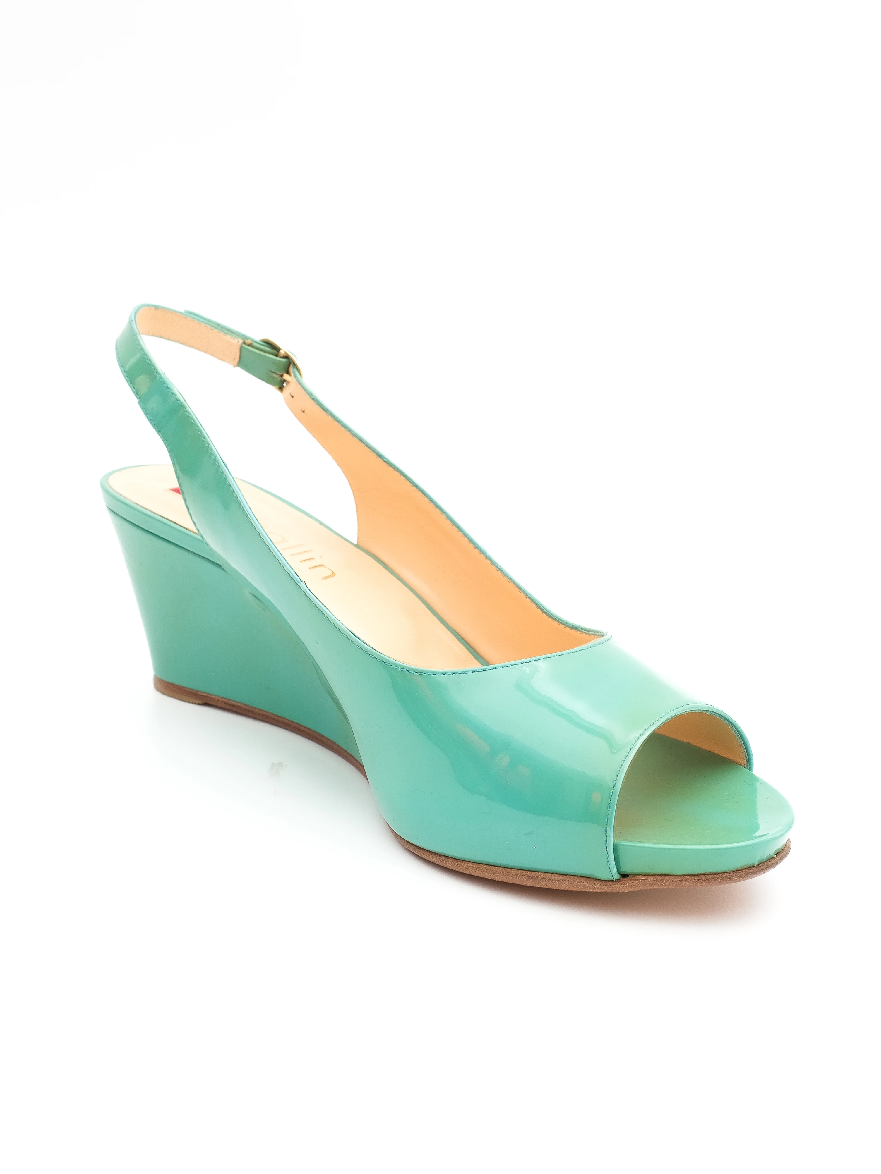 Ballin Blue Leather Mules — 2