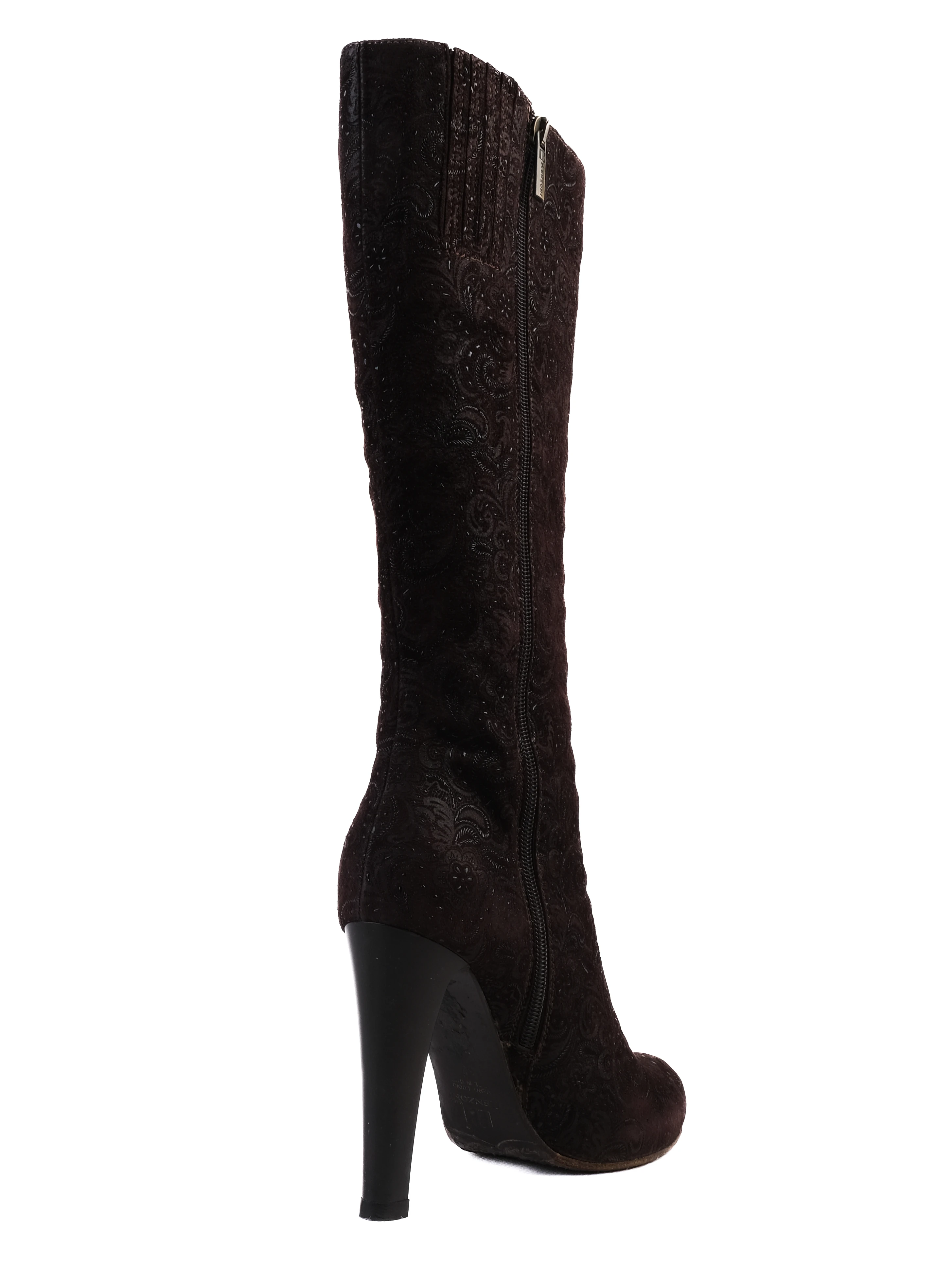 Renzoni Orange Leather Boots — 3