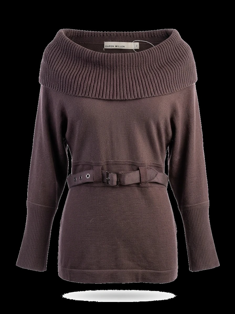 Karen Millen Orange Wool Pullover — 1