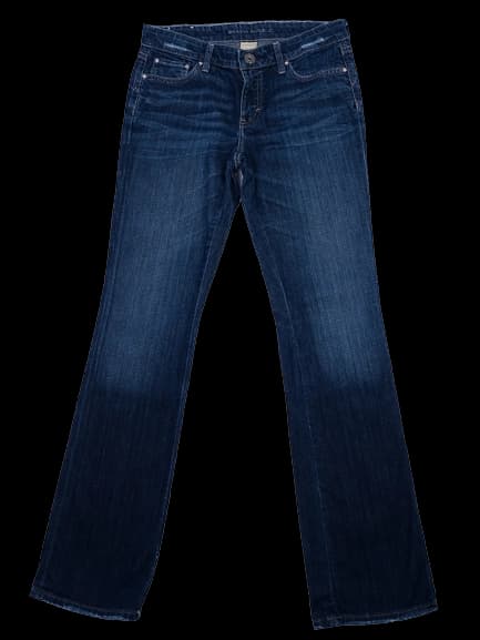 Banana Republic Blue Cotton Tapered Jeans