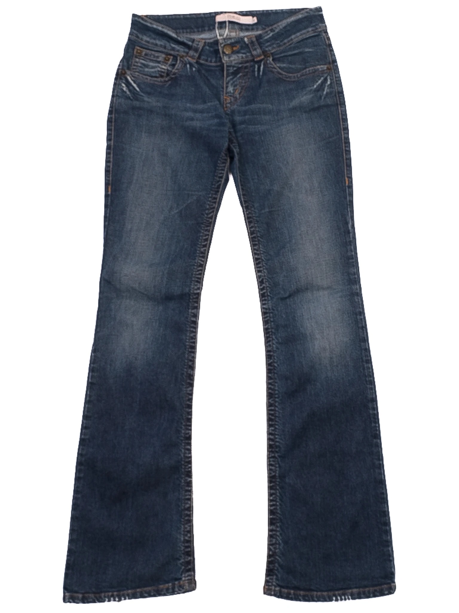 Red Valentino Blue Cotton Straight Jeans — 3