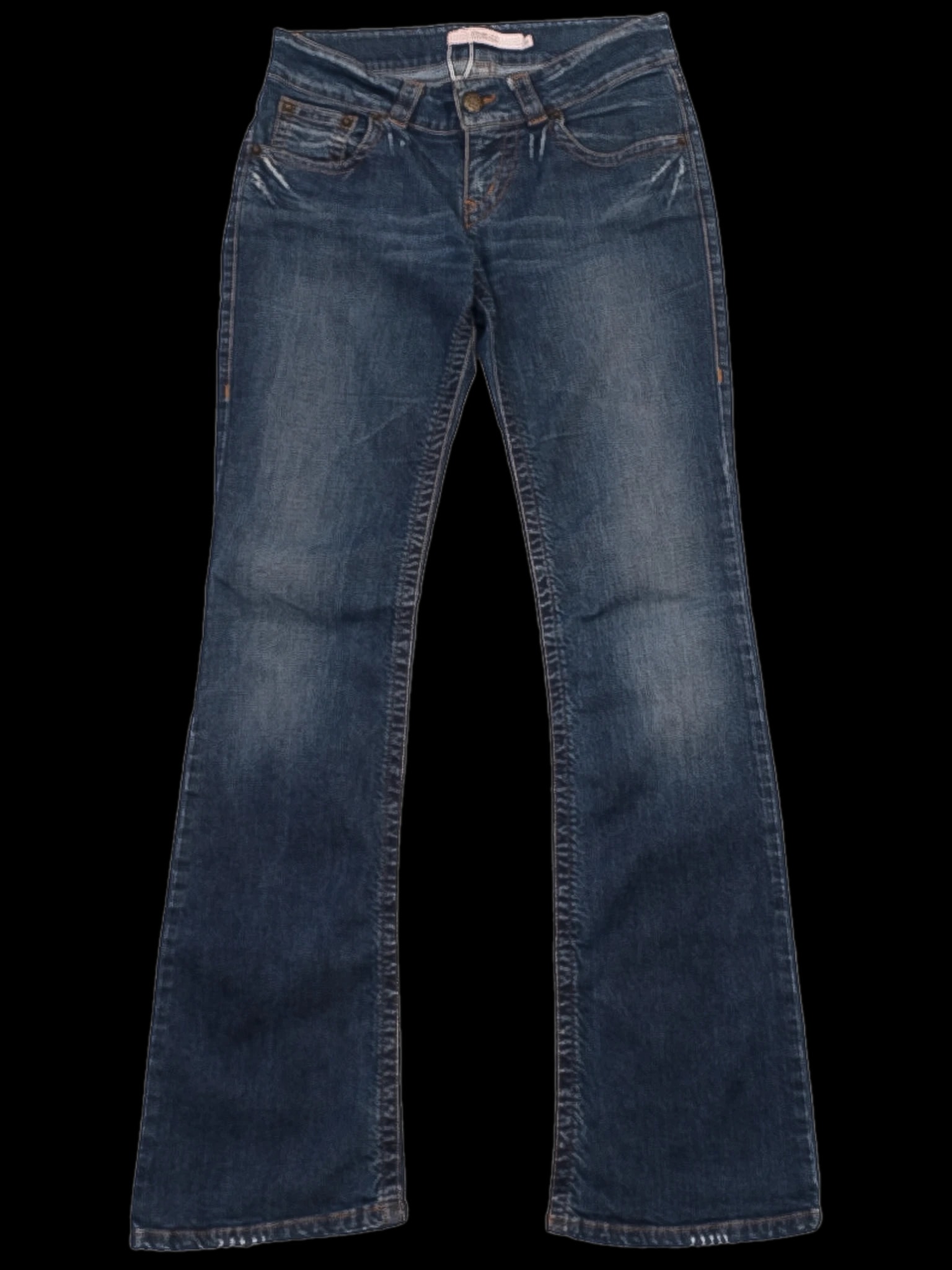 Red Valentino Blue Cotton Straight Jeans — 2