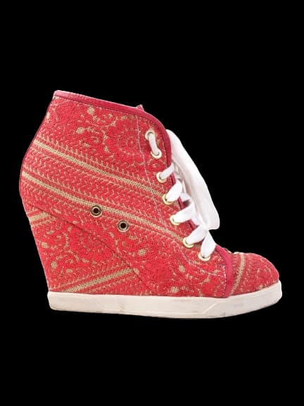 Judari Red Canvas Sneakers — photo 1