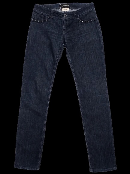 Emporio Armani Blue Cotton Straight Jeans — 1