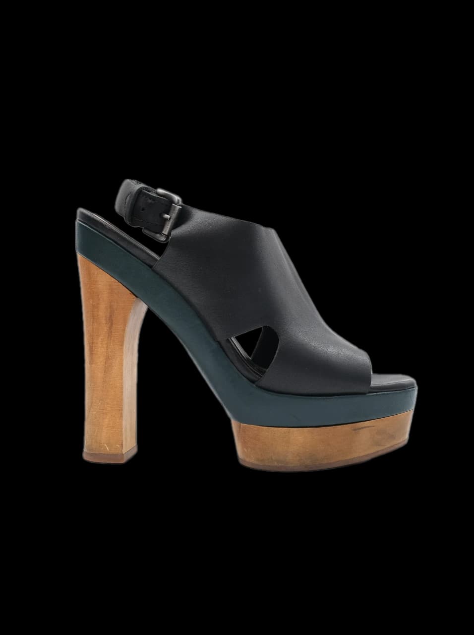 Marni Black Leather Sandals — photo 1