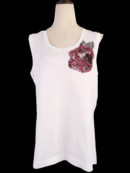 Dolce Gabbana White Polyester Top — 1