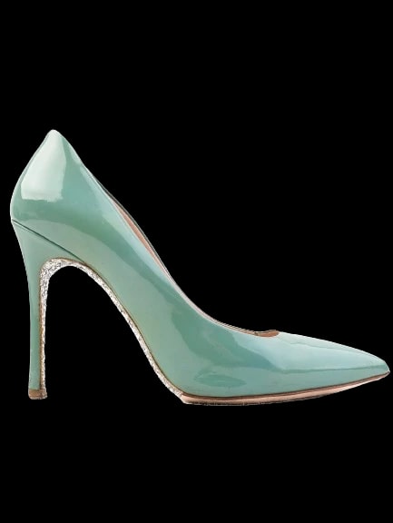 Miu Miu Green Leather Pumps — 1