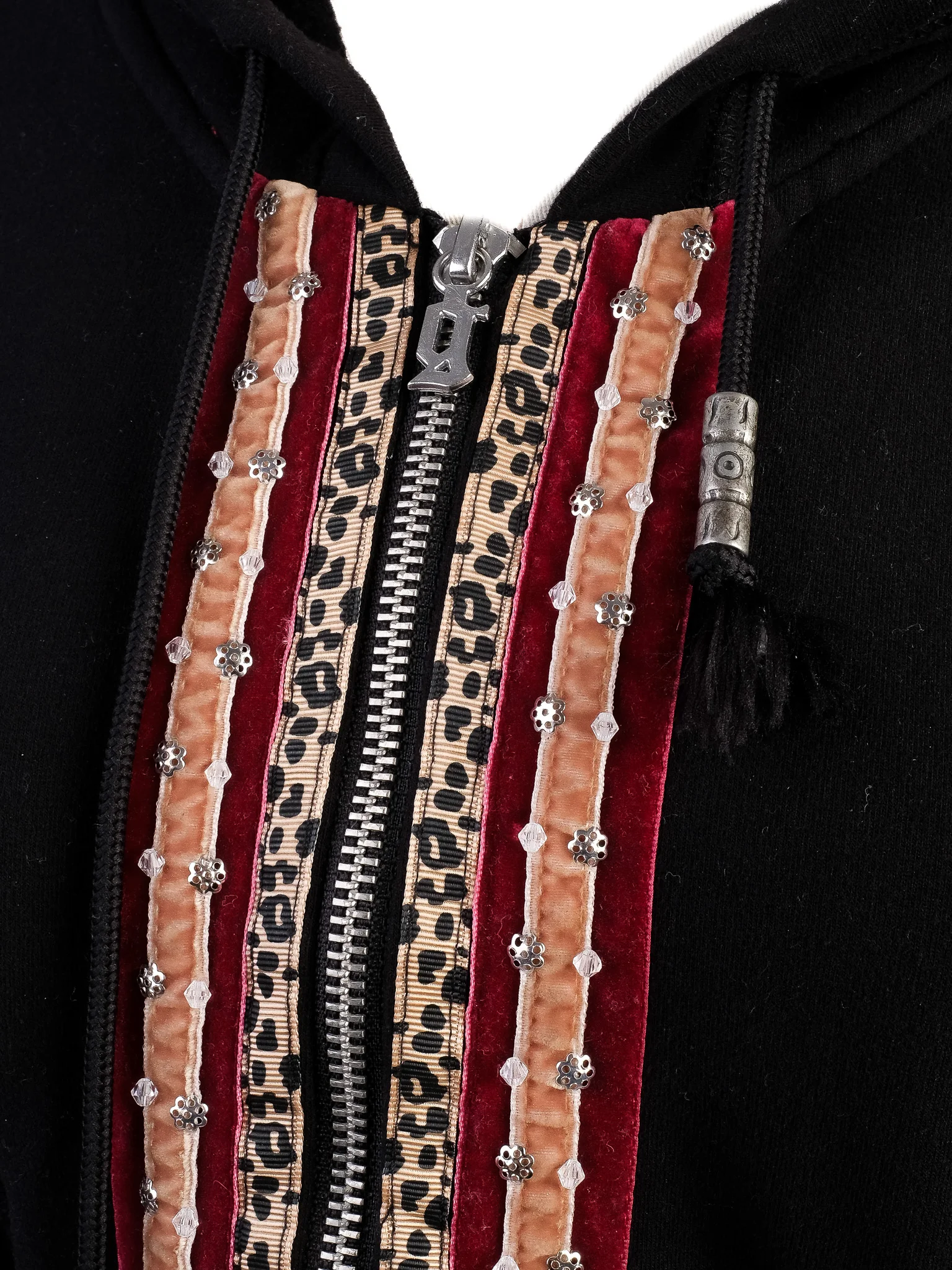 John Galliano Black Cotton Track Jacket — 3