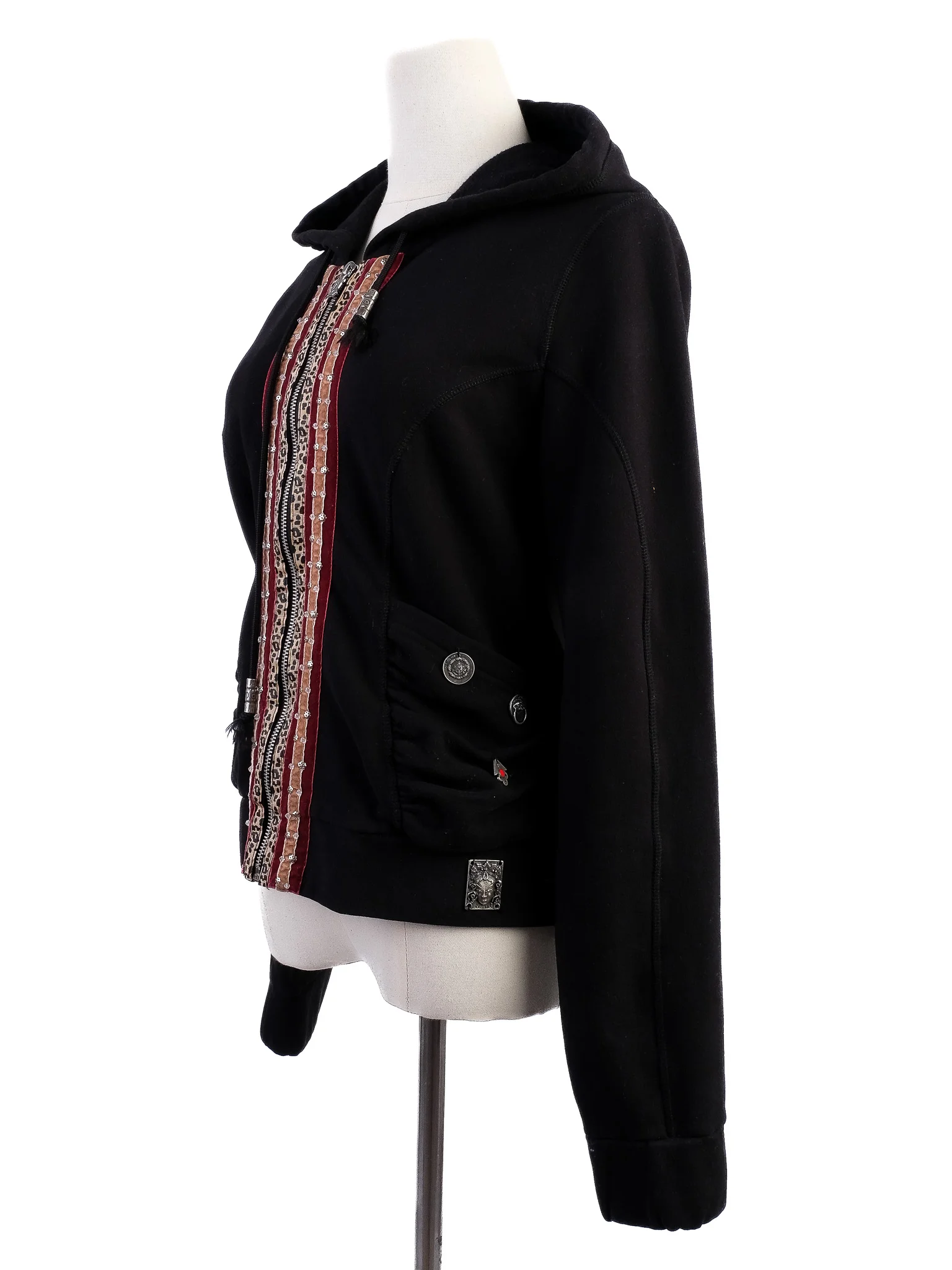John Galliano Black Cotton Track Jacket — 2