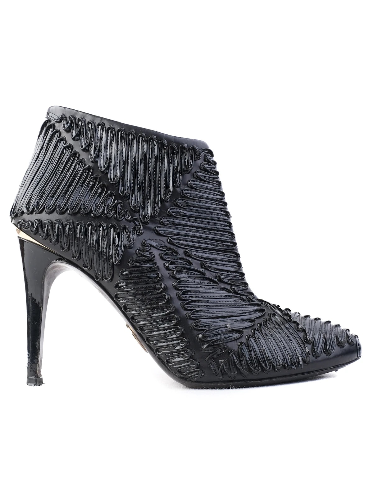 Roberto Cavalli Black Leather Boots — 2