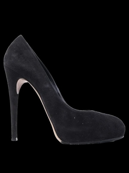 Gianvito Rossi Black Leather Pumps — 1