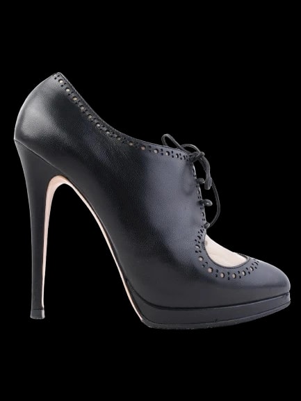 Casadei Black Leather Boots — 1