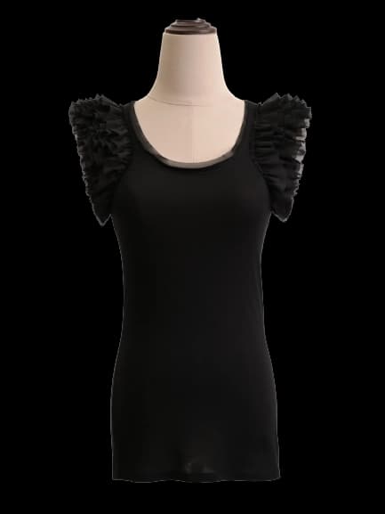 Ted Baker Black Polyester T-Shirt