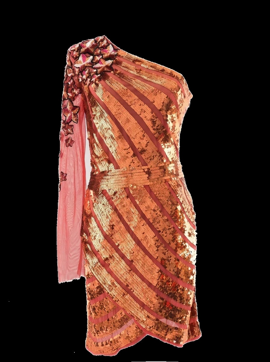 Elisabetta Franchi Pink Nylon Evening — 1