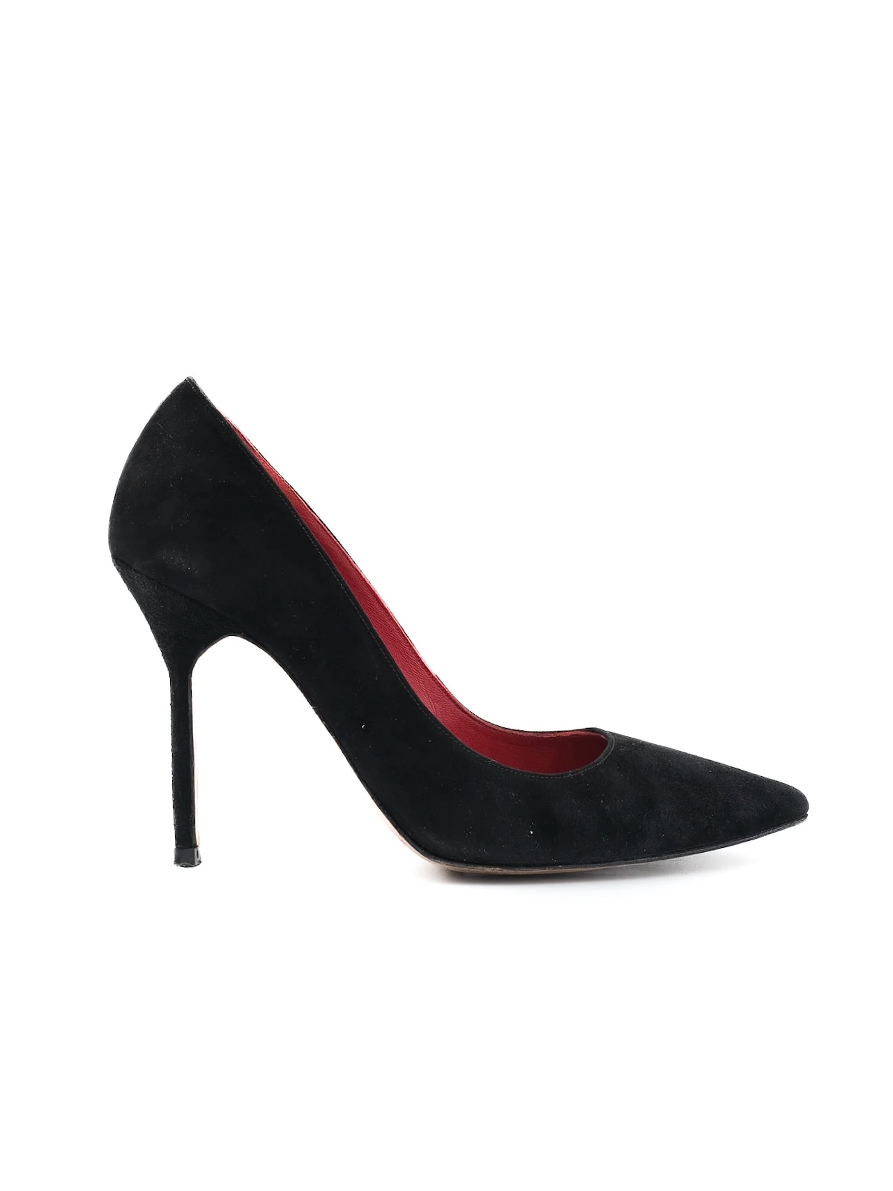 Carolina Herrera Black Genuine suede Pumps — 2