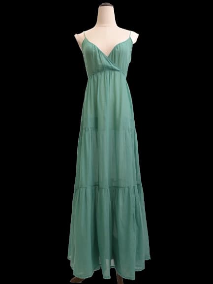 Antonio Marras Blue Cotton Maxi Dress