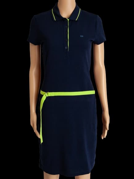 Escada Blue Cotton Casual Dress — photo 1