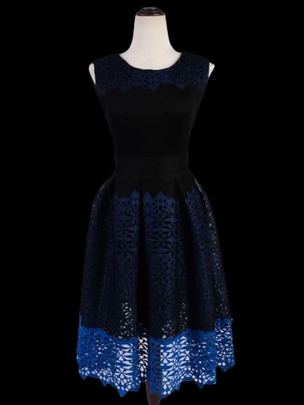 Maje Blue Polyester Cocktail Dress — photo 1