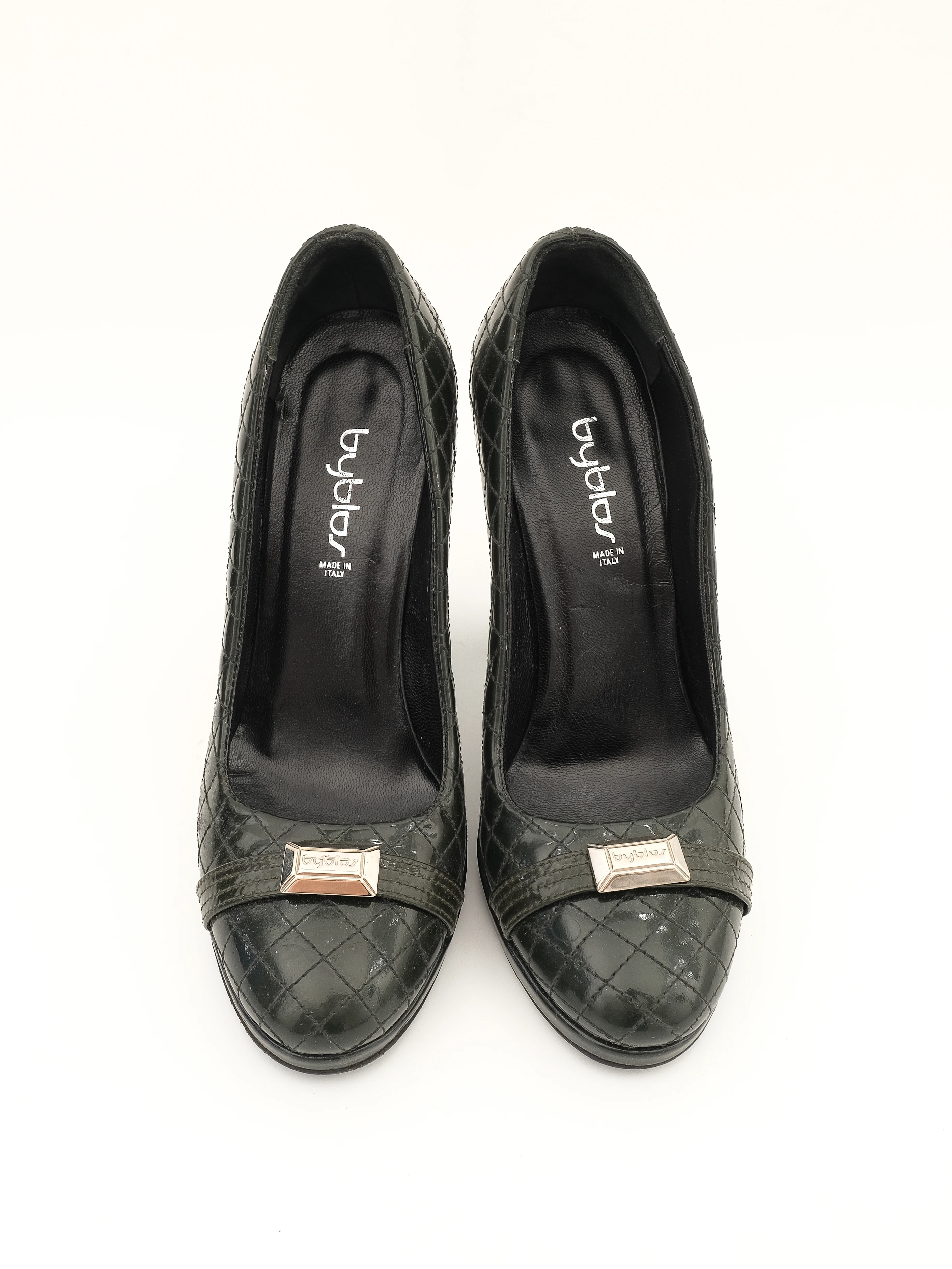 Byblos Black Leather Pumps — 2