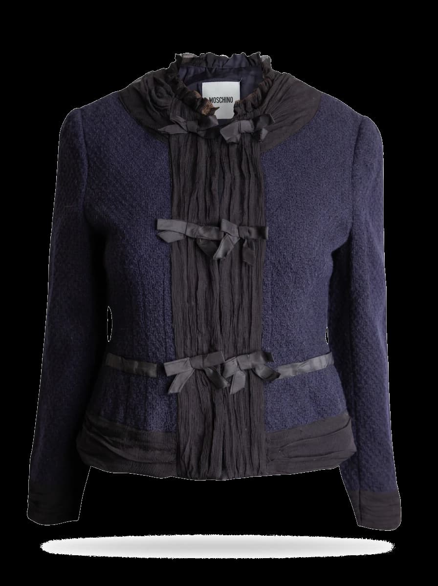 Moschino Blue Cashmere Blazer — photo 1