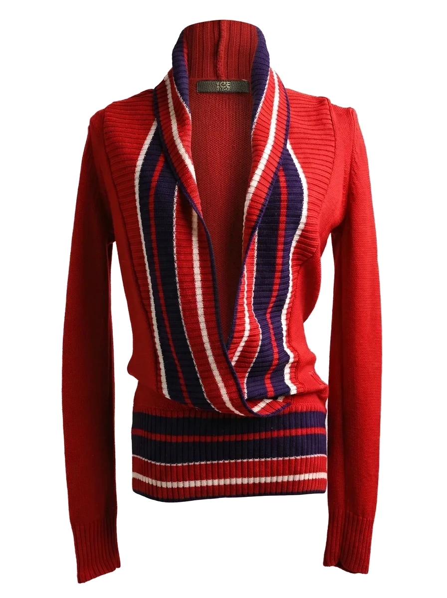 Iceberg Red Wool Pullover — 1