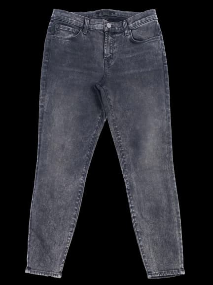 J Brand Gray Cotton Mom Jeans