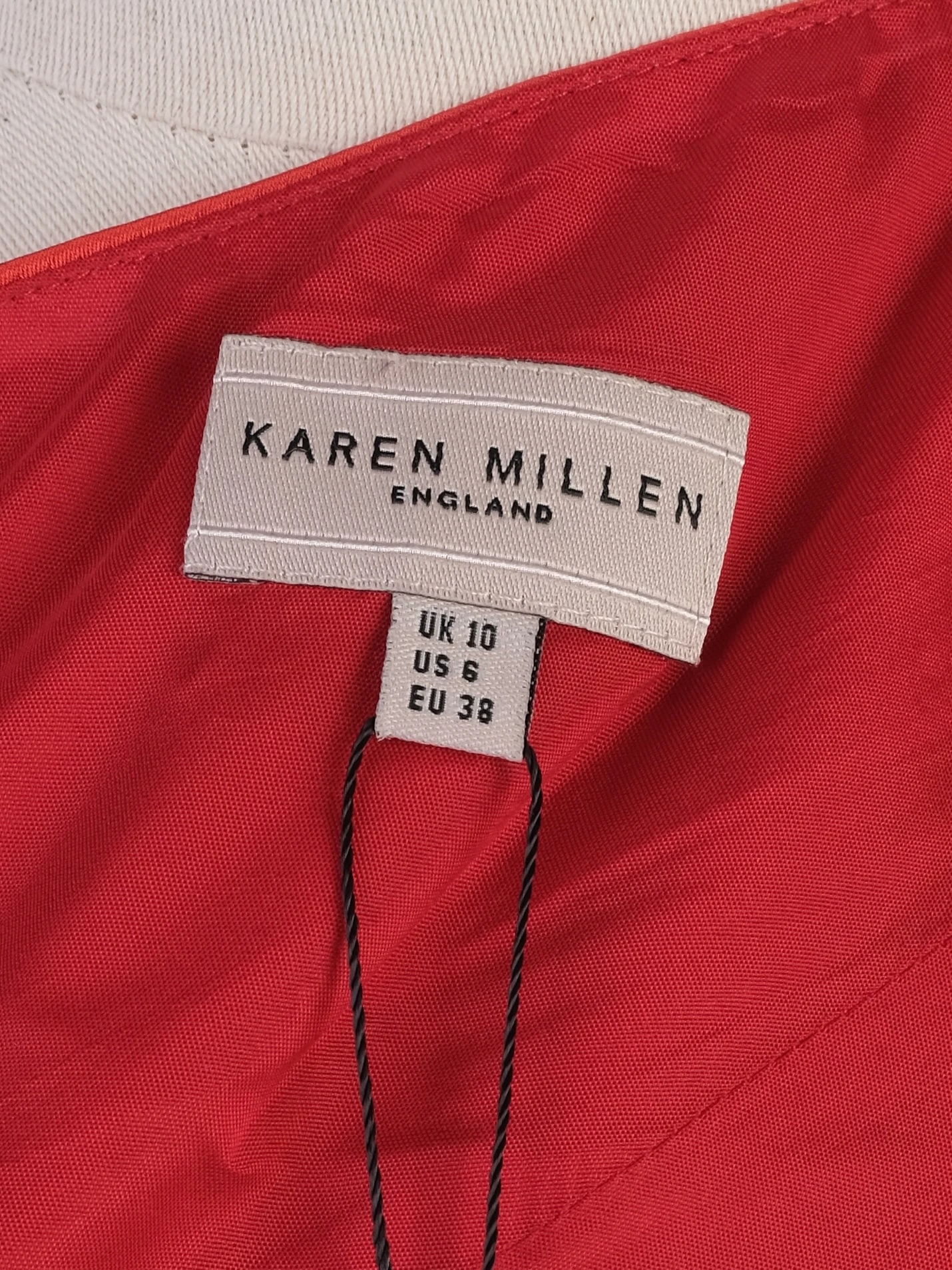 Karen Millen Red Triacetate Evening — 3