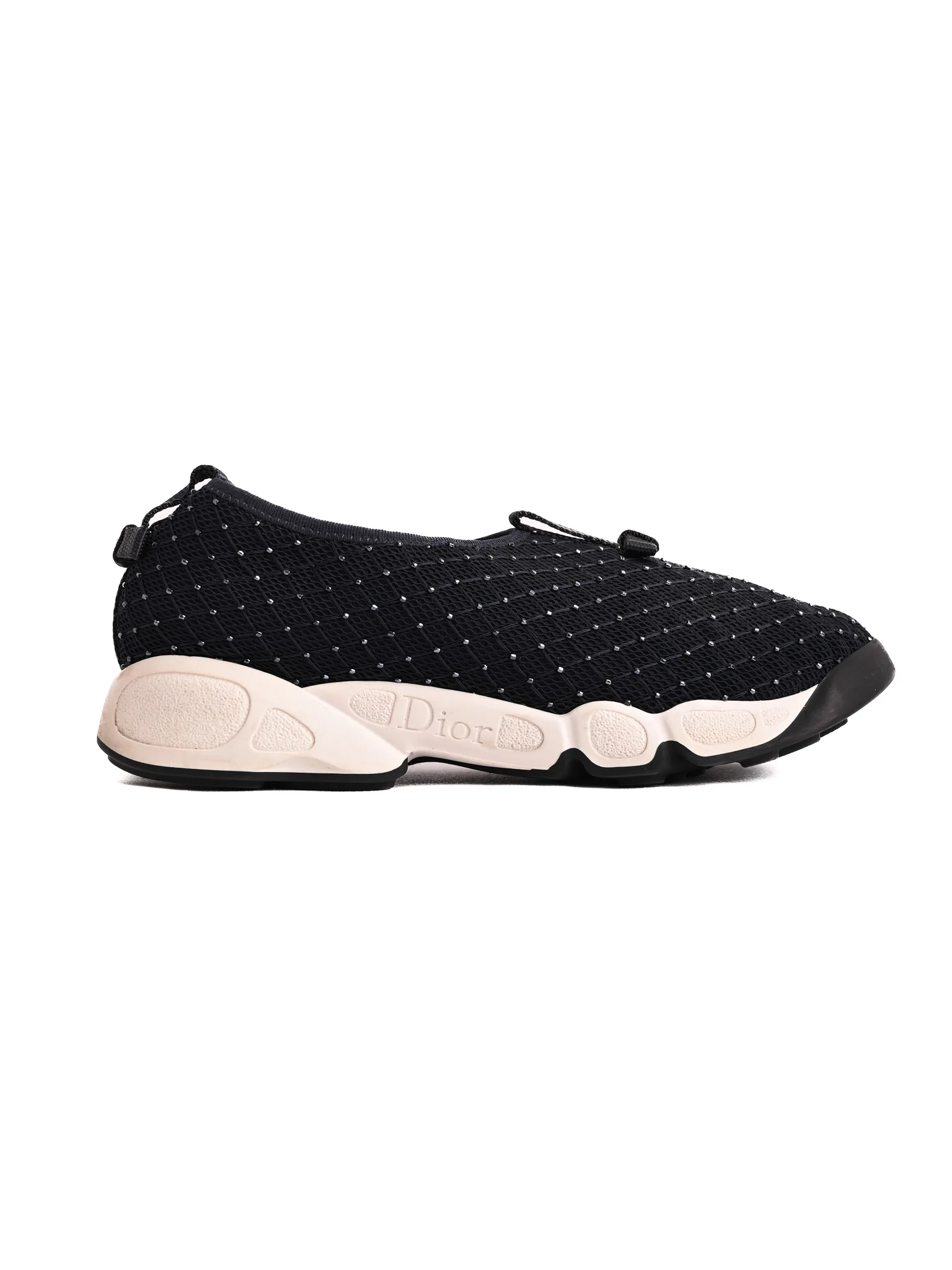 Dior Blue Leather Sneakers — 3