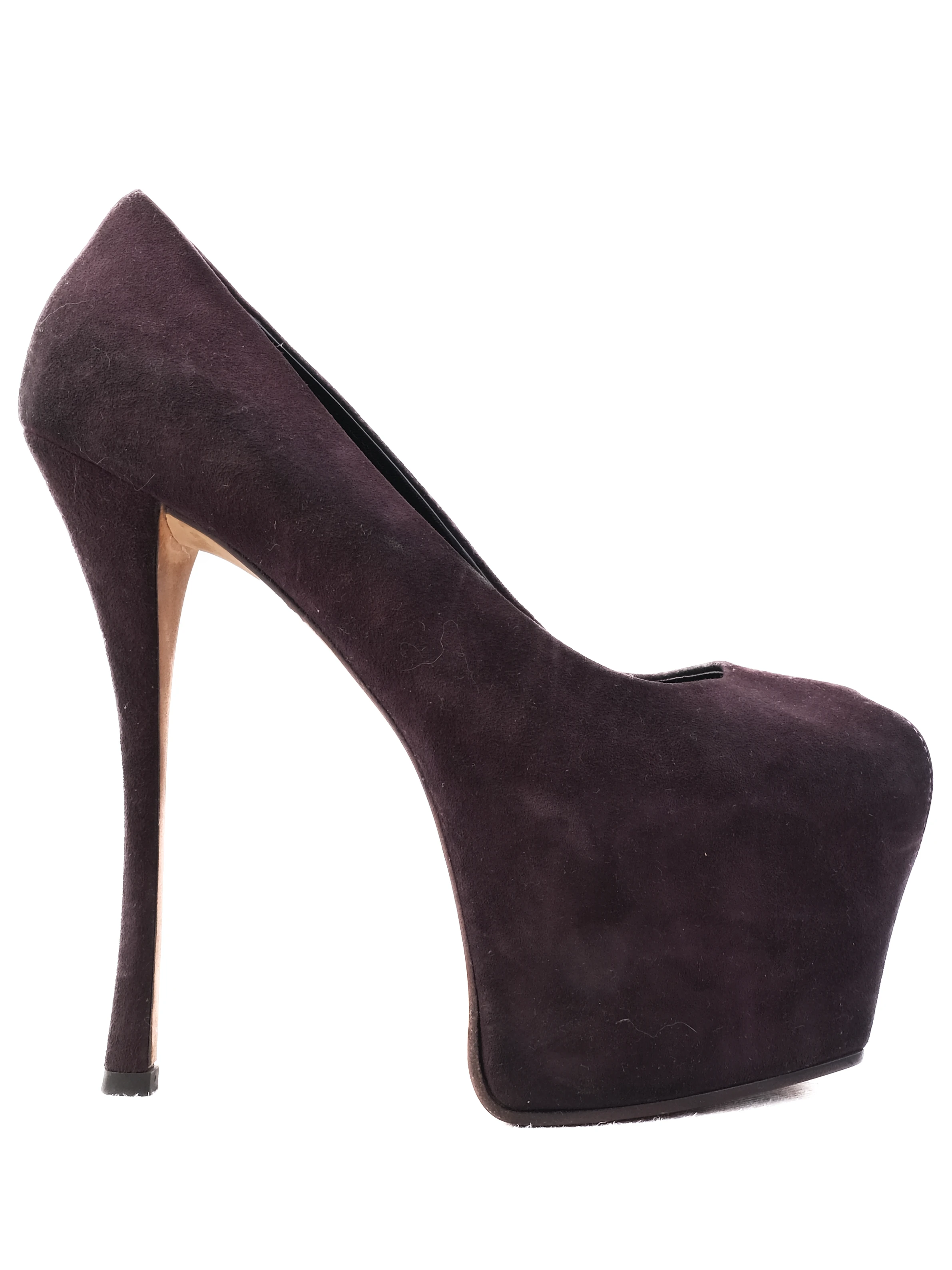 Giuseppe Zanotti Purple Genuine suede Pumps — 2