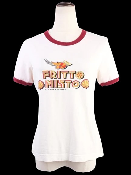 Dolce Gabbana White Cotton T-Shirt — 2