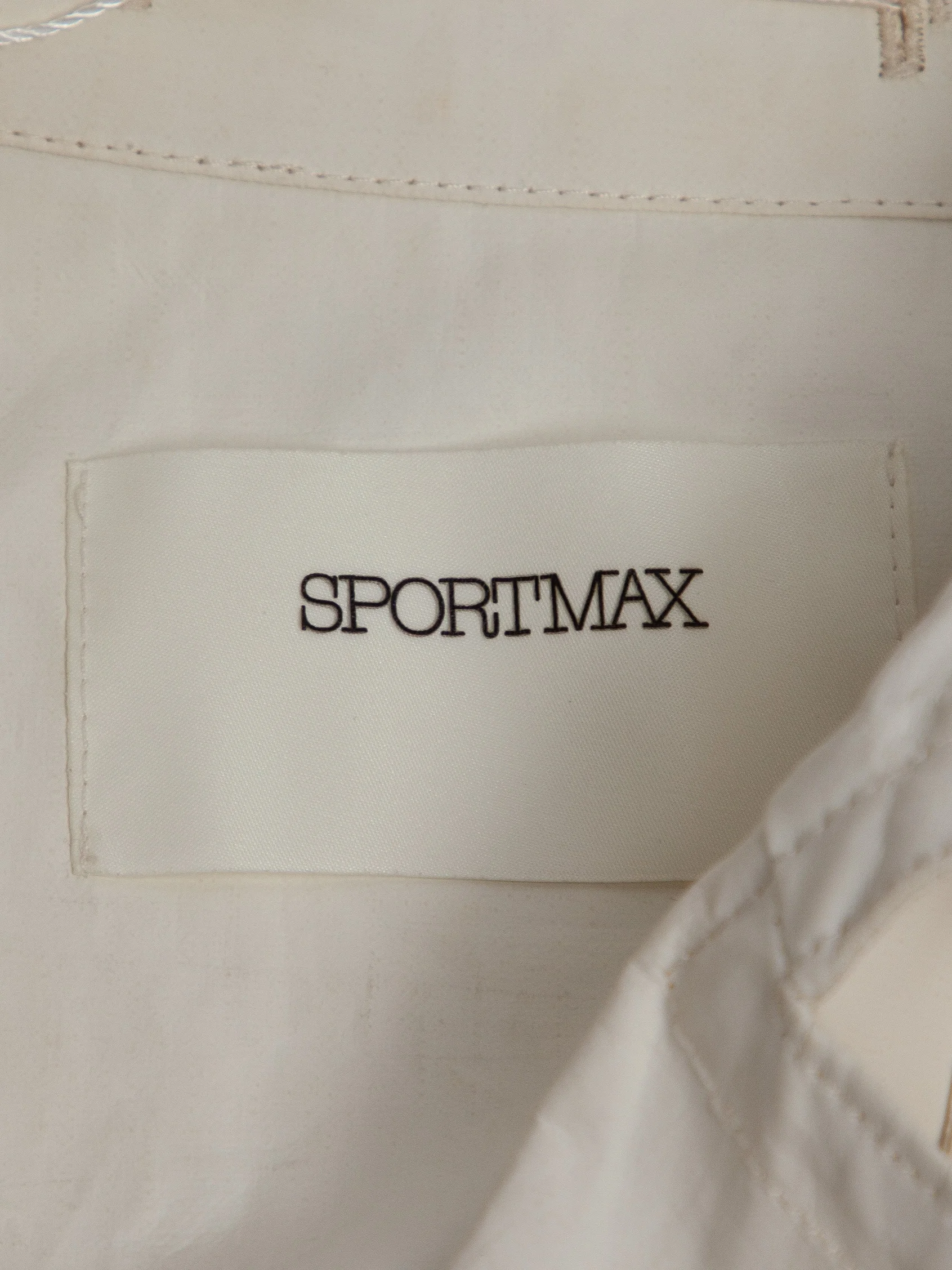 Sportmax White Len Trench Coat — 2