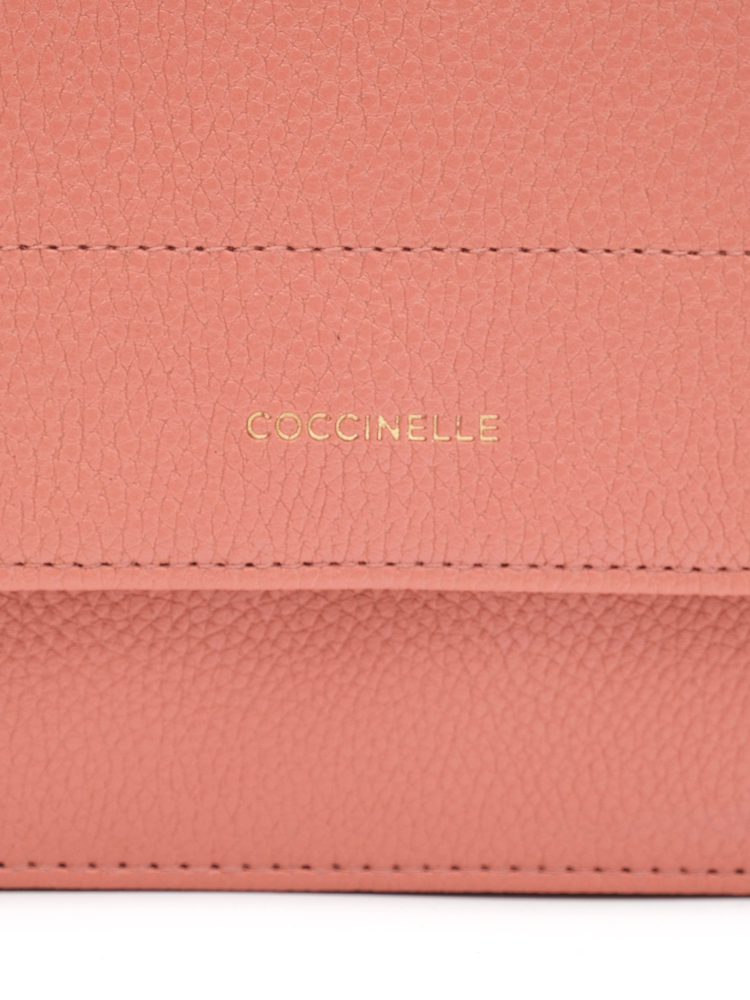 Coccinelle Pink Leather Clutch — 3