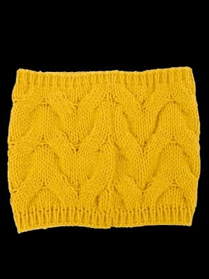 Designer Yellow Wool of lana Scarf