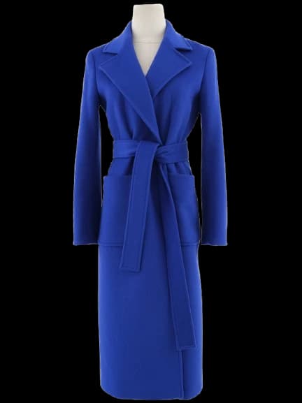 MaxCo Blue Wool Coat — photo 1