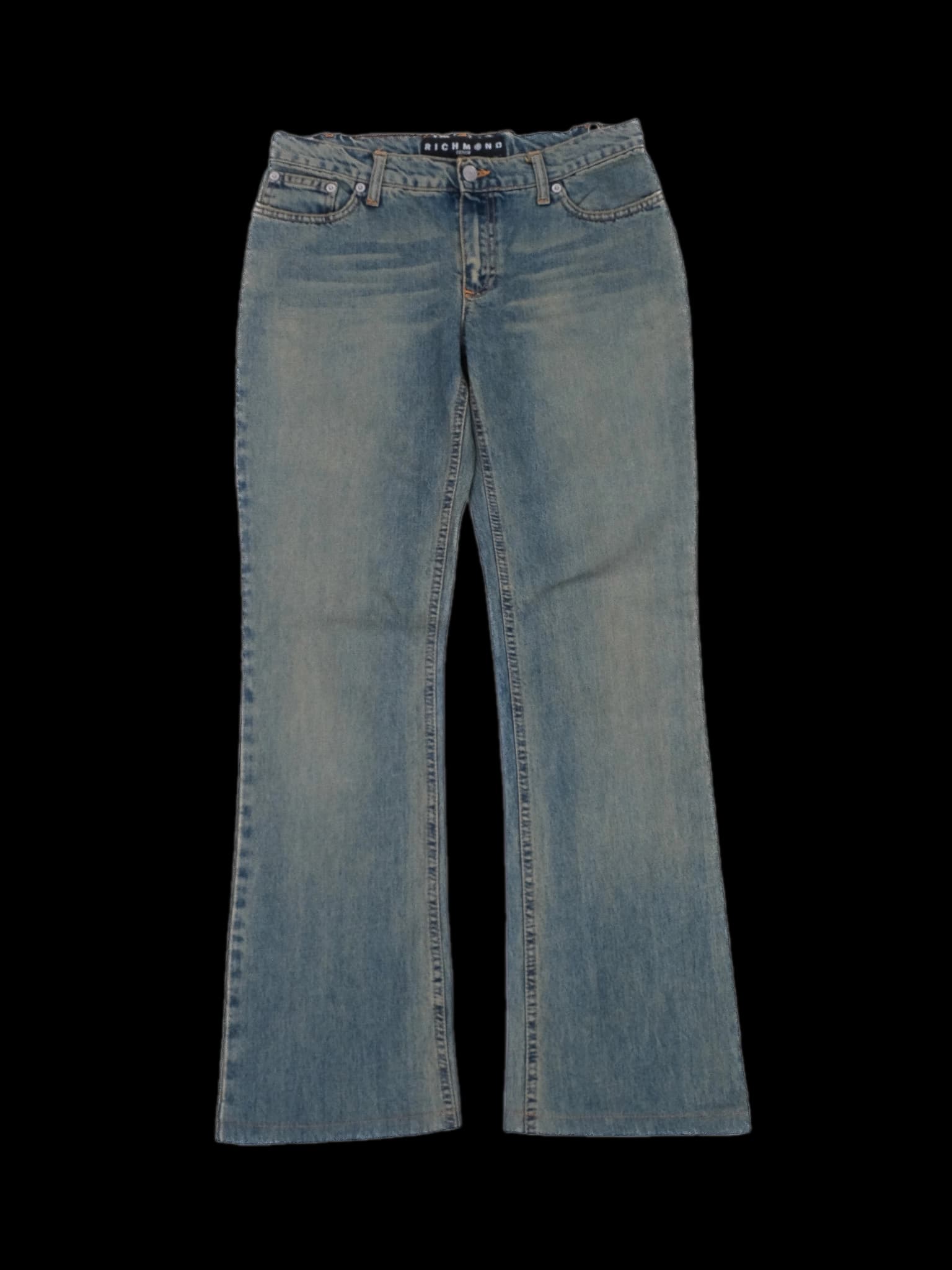 Richmond Blue Cotton Straight Jeans — photo 1
