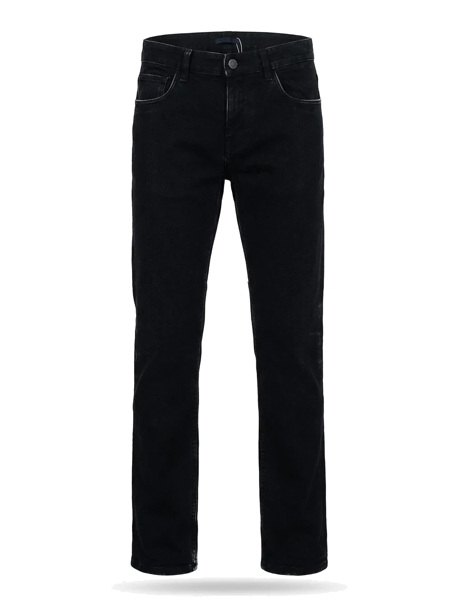Prada Black Cotton Straight Jeans — 1