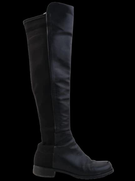 Stuart Weitzman Black Leather Boots — photo 1