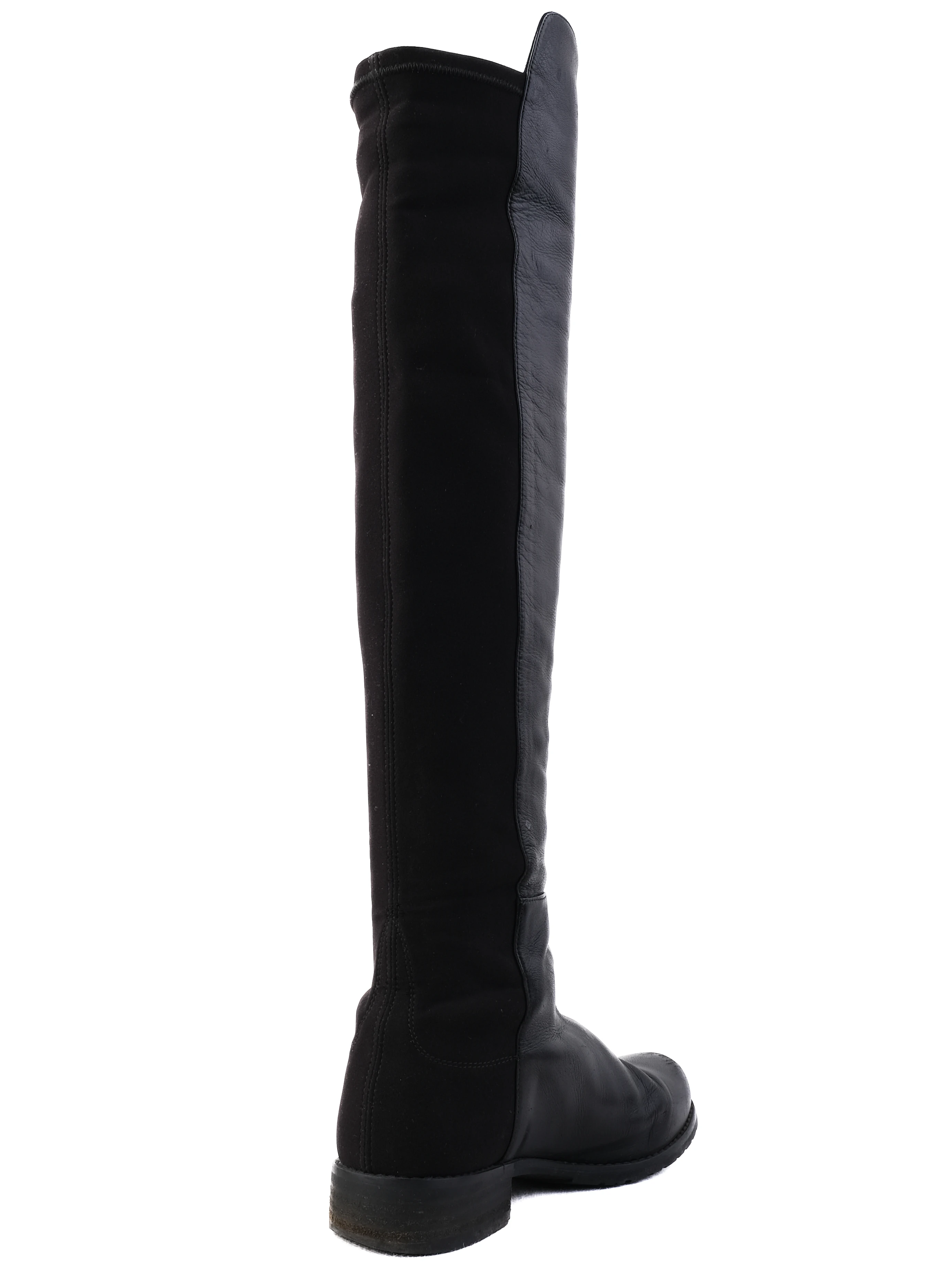 Stuart Weitzman Black Leather Boots — 3