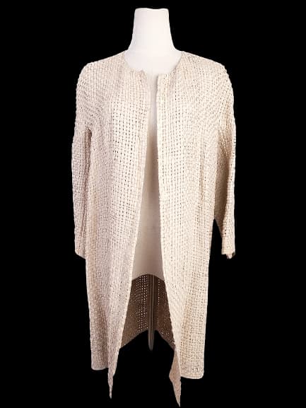 Kaufmanfranco White Leather Coat — photo 1