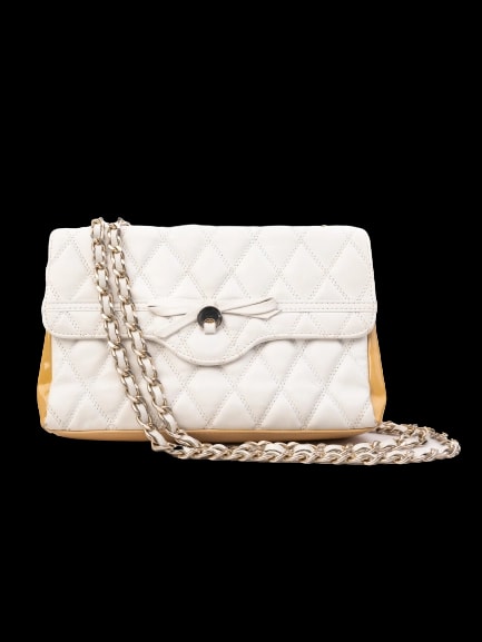 Russell Bromley White Leather Everyday Bag — 1