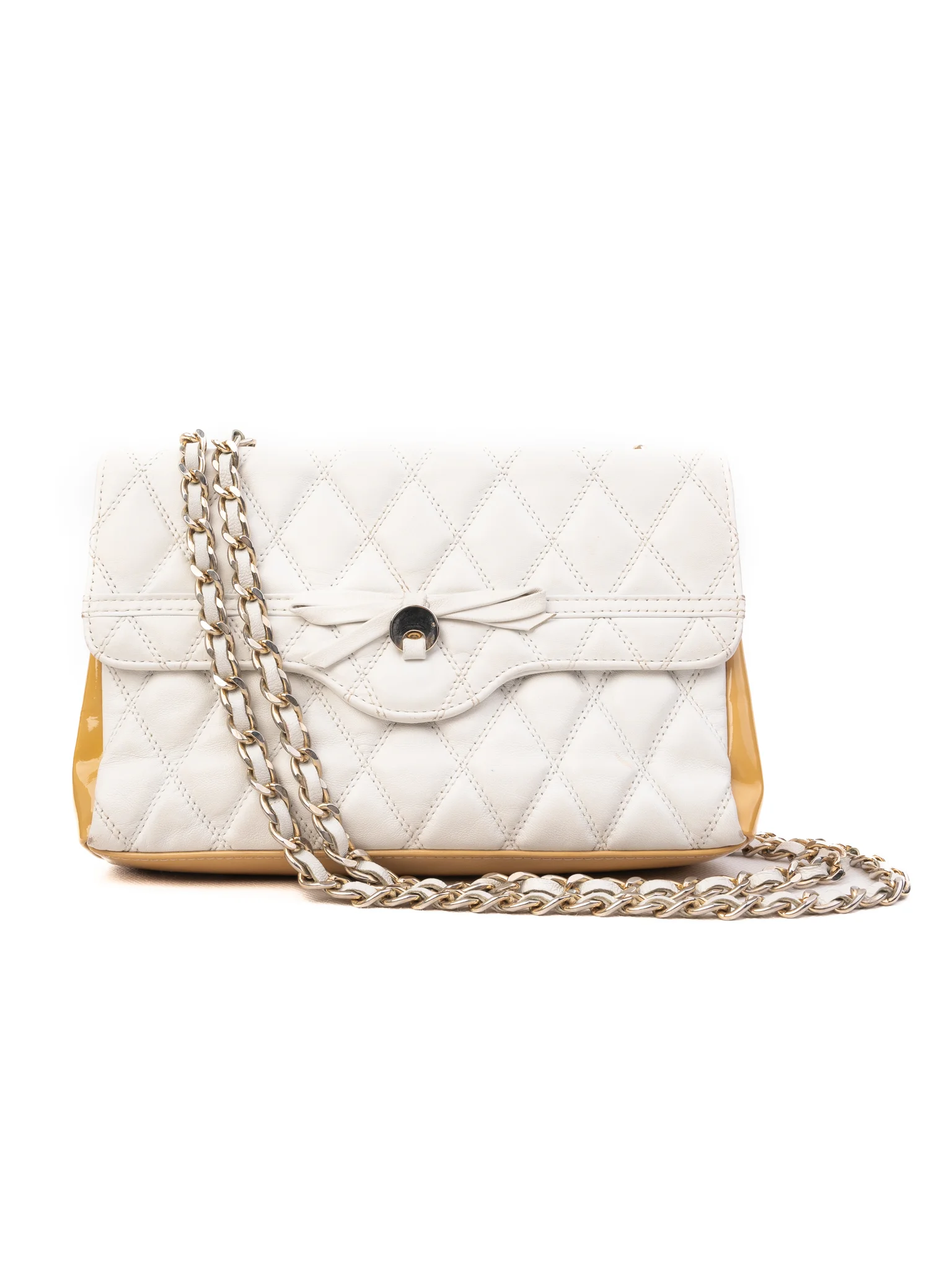 Russell Bromley White Leather Everyday Bag — 3