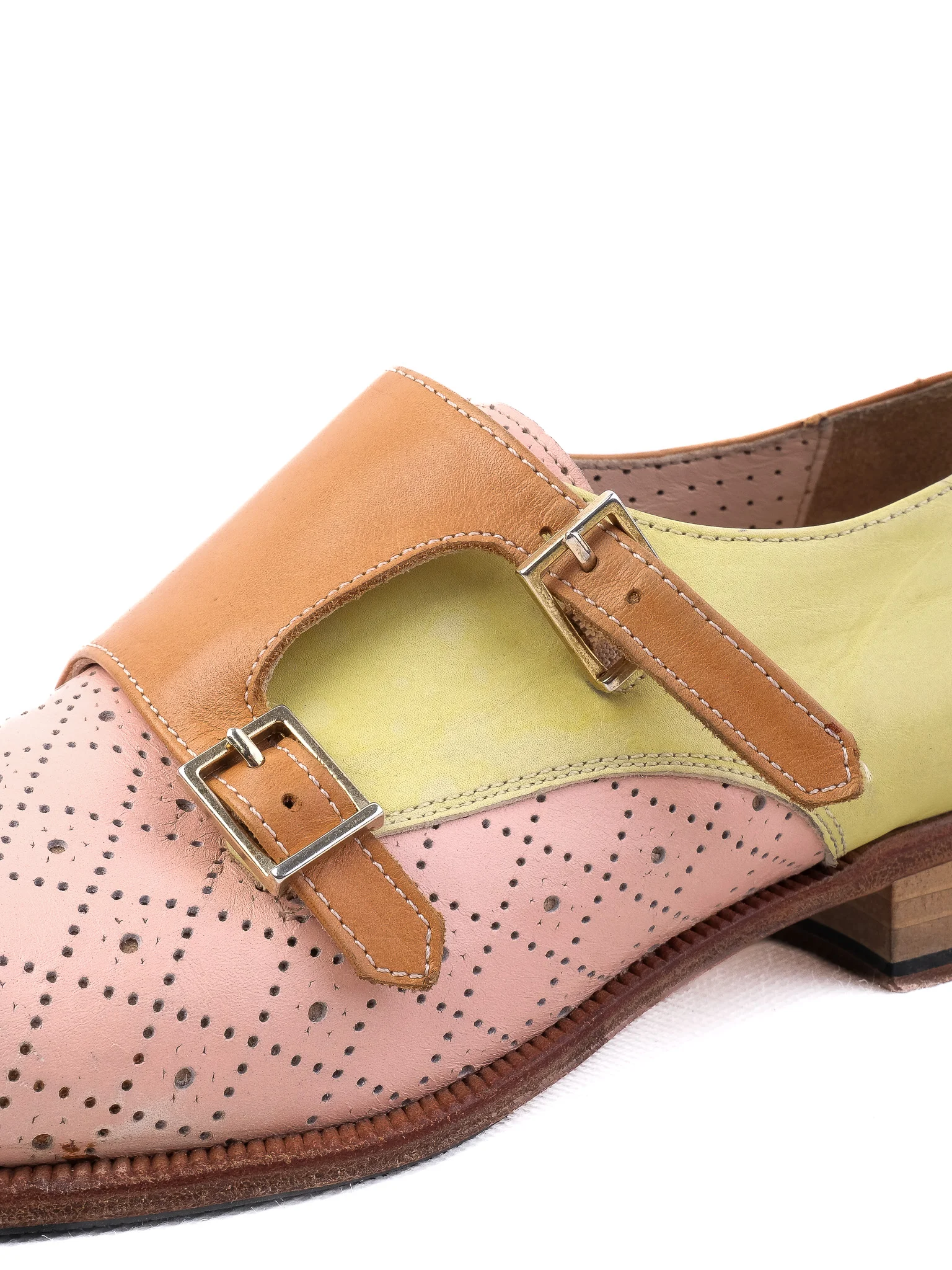 Pertini Leather Low Heel Pumps — 3