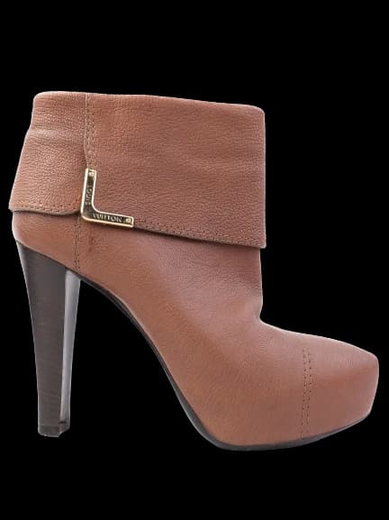 Louis Vuitton Orange Leather Boots — photo 1