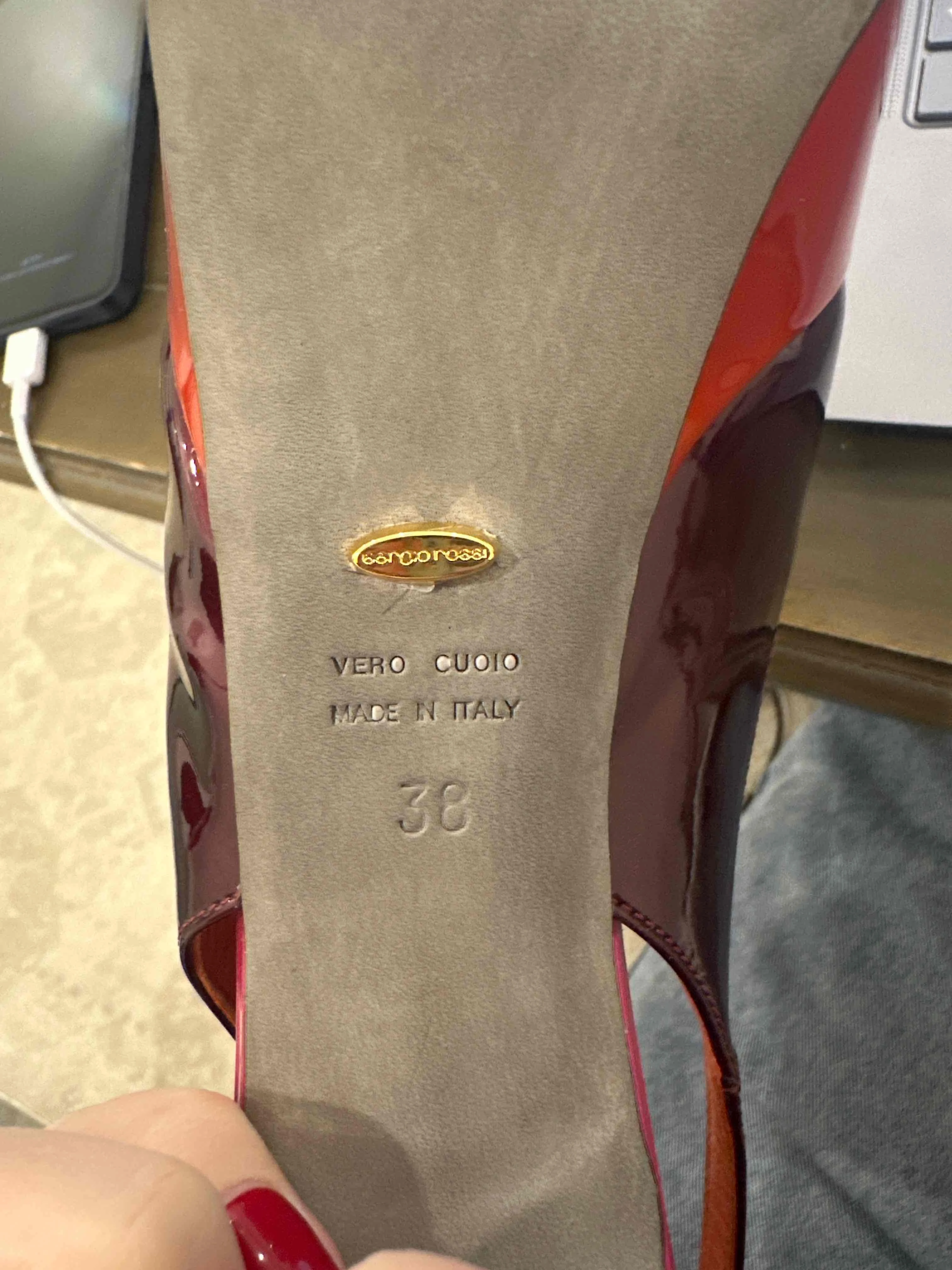 Sergio Rossi Leather Sandals — 3