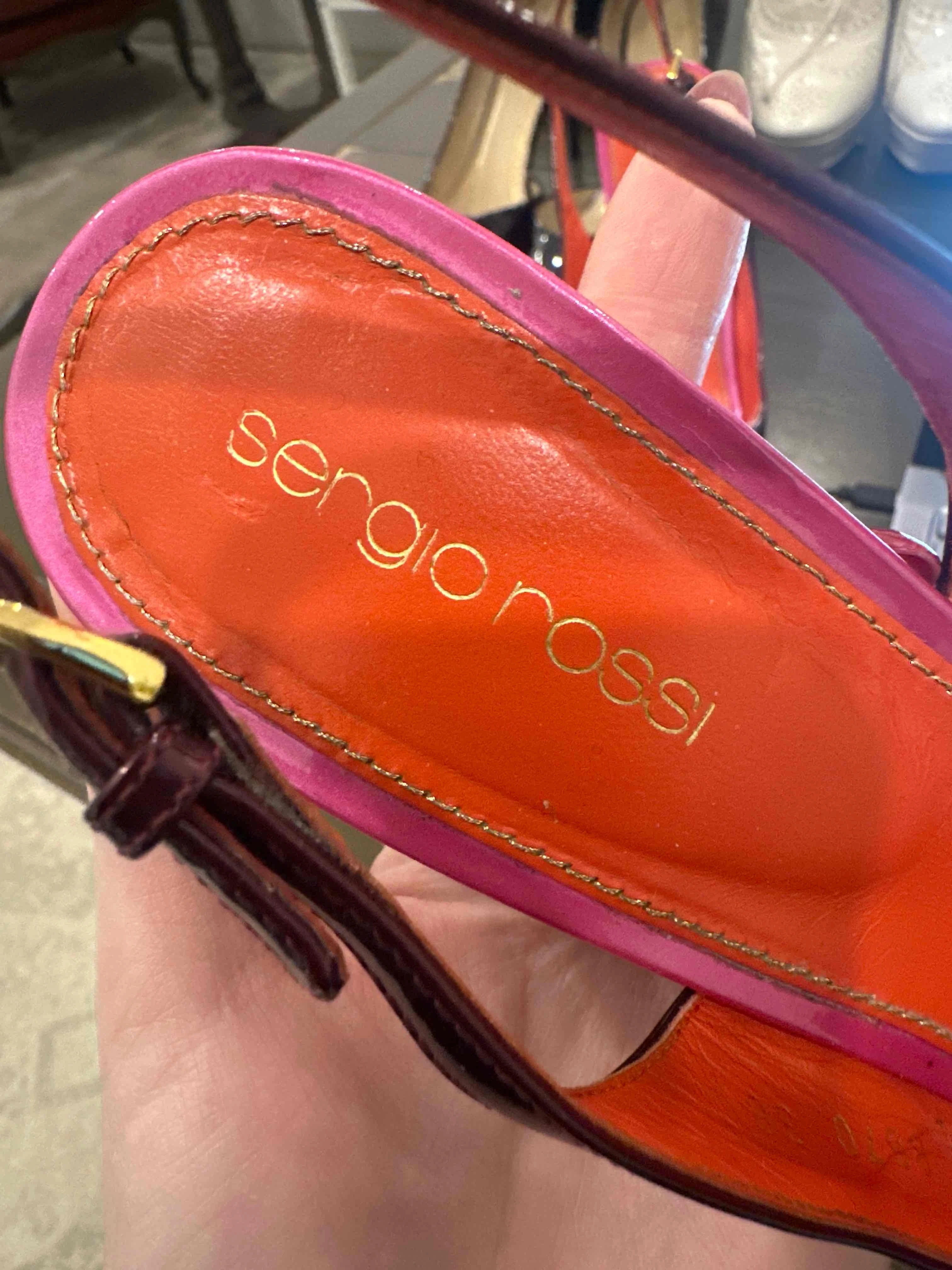 Sergio Rossi Leather Sandals — 2