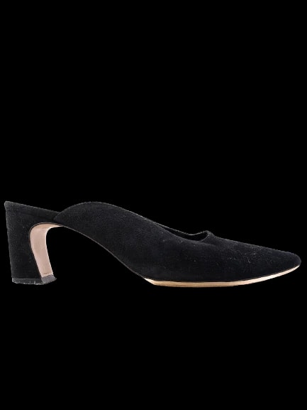 Uterque Black Genuine suede Pumps — 1